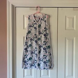 Large Aden + Anais floral sleeping bag